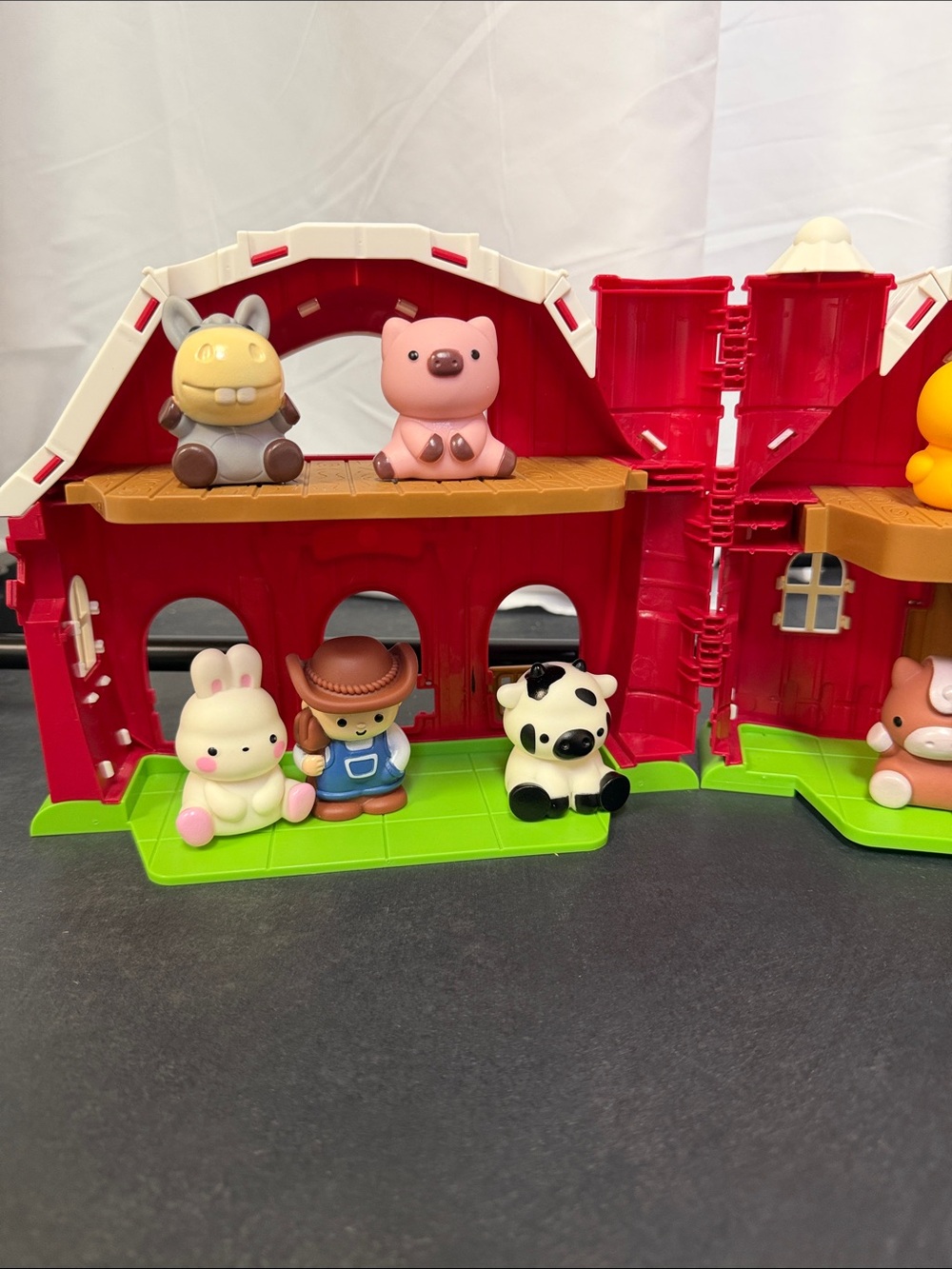 Toddler Barn Farm Animals Playset Toys 9 accessories - Picture 5 of 6
